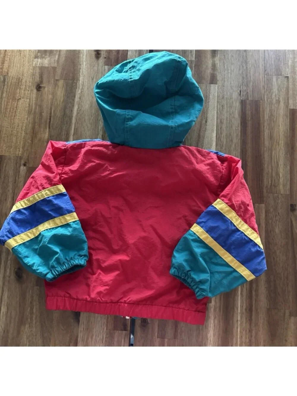 VINTAGE Carters Colorblock Windbreaker Jacket Toddler Nylon 90s~SEE MEASUREMENTS